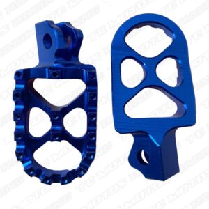 Posapie delantero tipo enduro alumino Taches azul