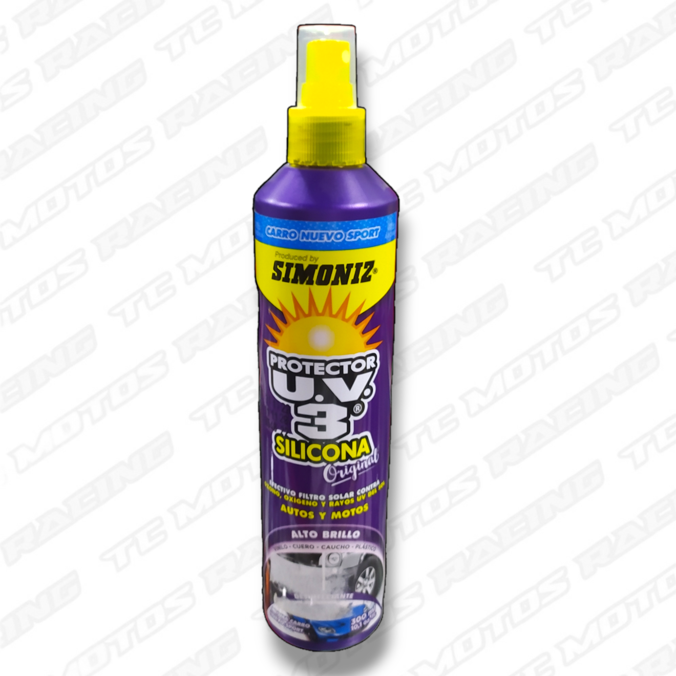 Simzonez SILICONA PROTECTORA UV3 300 ML MORADA SIMONIZ - TC MOTOS RACING