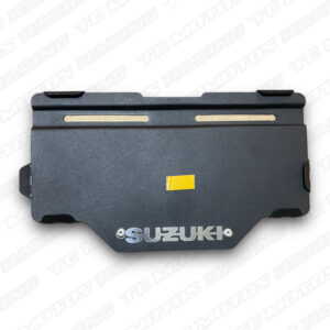 Porta placa acero negro Suzuki cl20 3D plateado