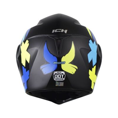 Casco ICH abatible 3110 Brushter negro mate/azul