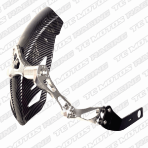 GUARDABARRO TRASERO ALUMINIO CARBONO PLATA