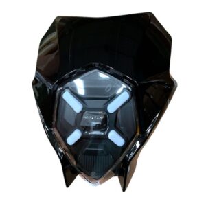 FAROLA LED CON CARENAJE TTR MODELO NUEVO NEGRA