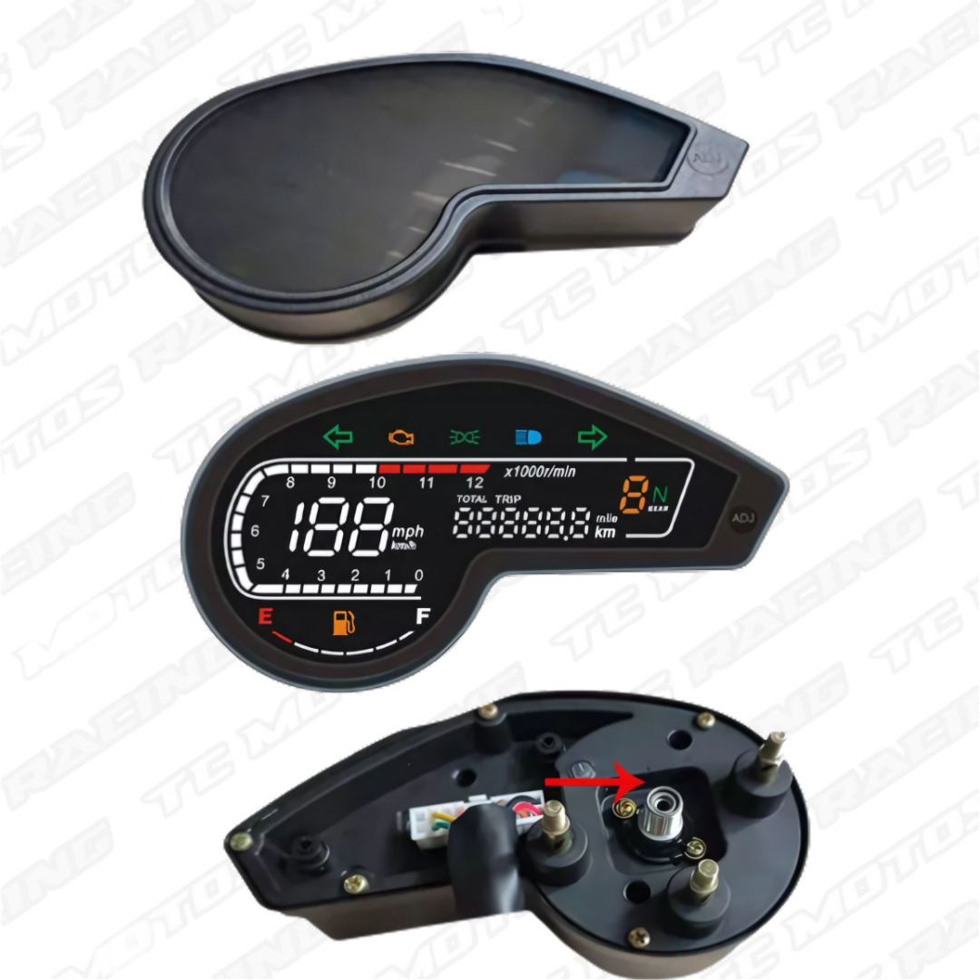 VELOCIMETRO DIGITAL PARA GUAYA XR 150/190 - Imagen 2