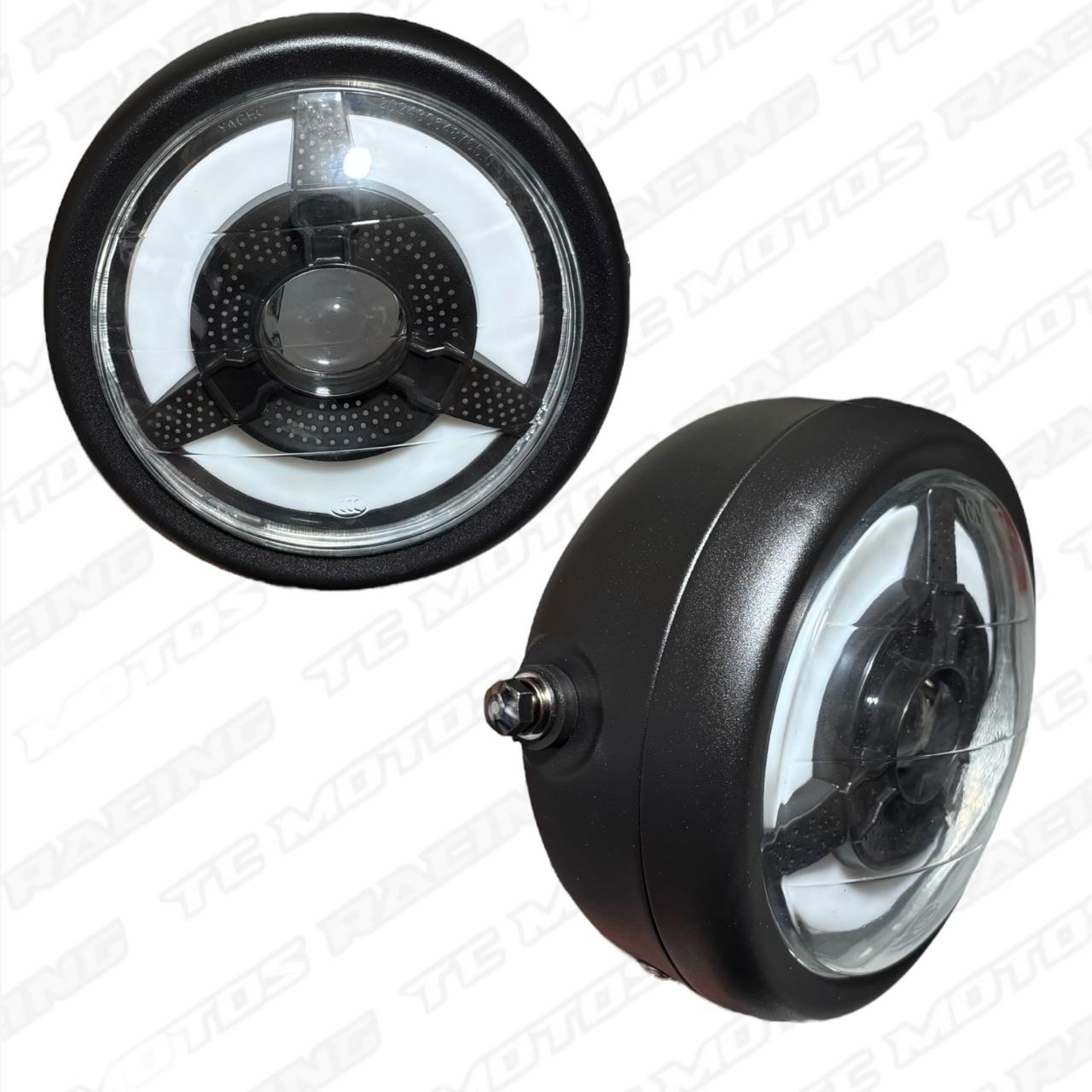 FAROLA LED REDONDA UNA LUPA UNIVERSAL FOX