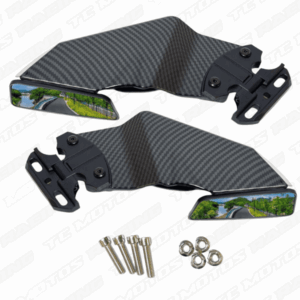 Espejo alerón deportivo carenaje 2.0 pequeño carbono