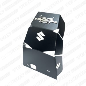 Pechera acero Dr 150 negro logo 3D