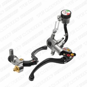 MANIGUETAS CON BOMBA TIPO BREMBO RC 19 DEPOSITO PEQUEÑO GRIS