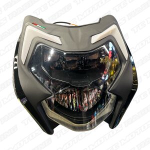 FAROLA LED CON CARENAJE APACHE 200 RTR NEGRA