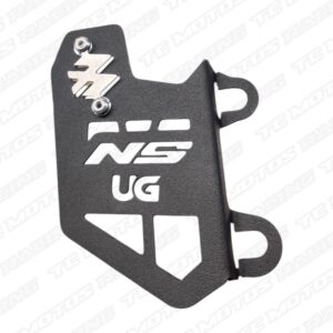 PROTECTOR CALIPER ACERO NEGRO PLSAR 200 NS UG BARRA INVERTIDA 3D