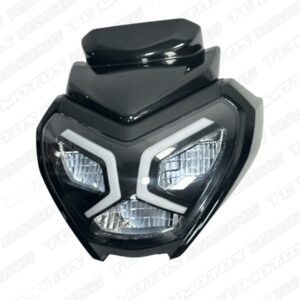 FAROLA LED CON CARENAJE TVS 125 RAIDER NEGRA