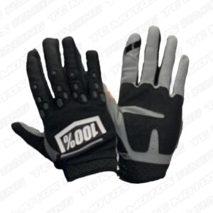 GUANTE PUNTOS NEGRO/GRIS 100%