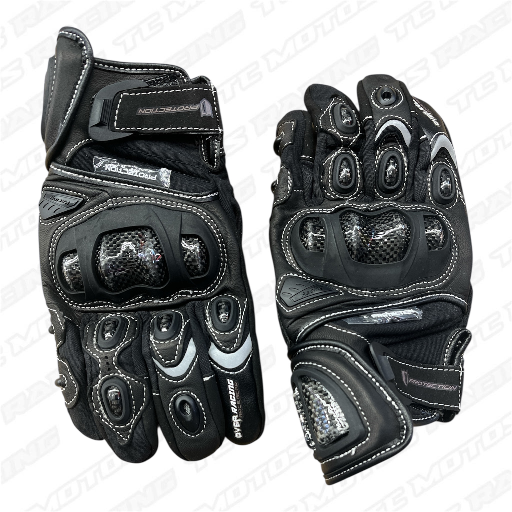 GUANTE PROTECCION MT 31 CAÑA CORTA NUDILLOS CARBONO OVER